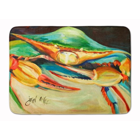 Carolines Treasures Blue Crab Machine Washable Memory Foam Mat JMK1095RUG